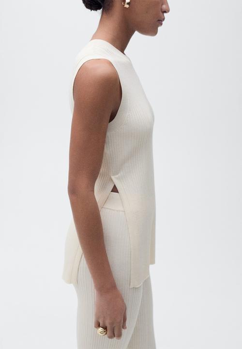 MANGO - Top Puigdi - Light Beige