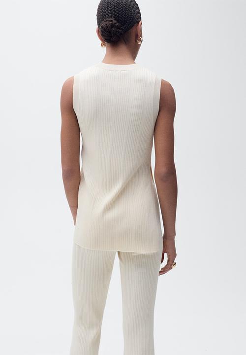 MANGO - Top Puigdi - Light Beige