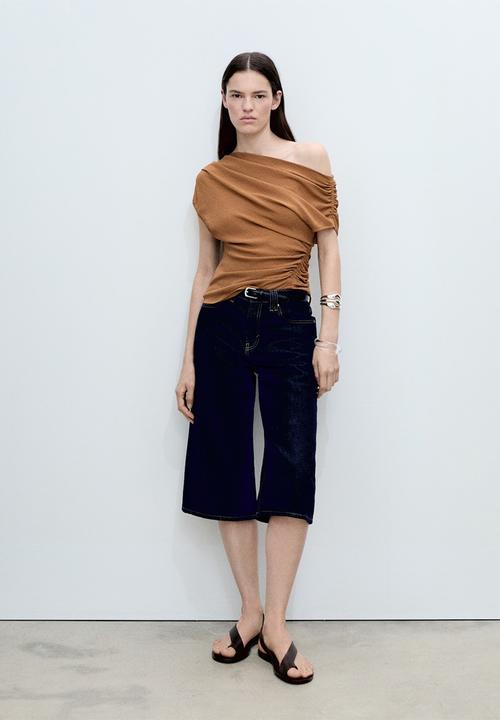 MANGO - Top Brick - Dark Brown