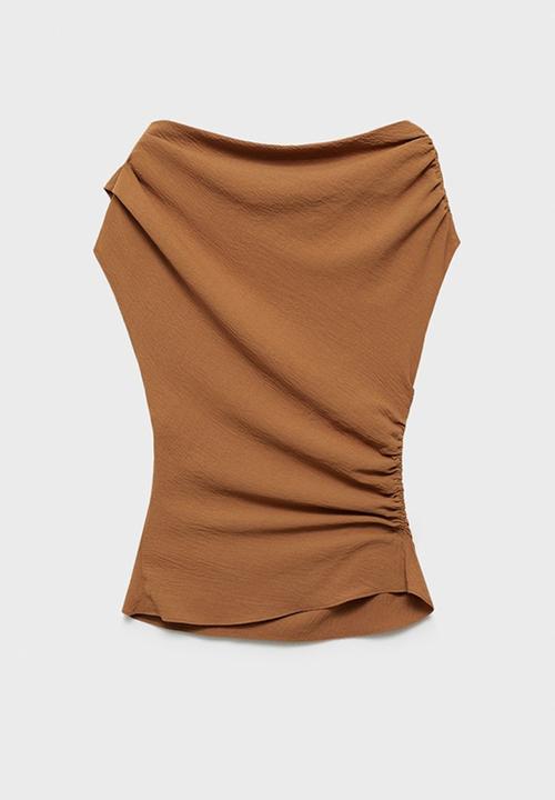 MANGO - Top Brick - Dark Brown