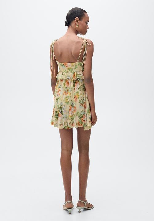 MANGO - Dress Stella - Light Beige