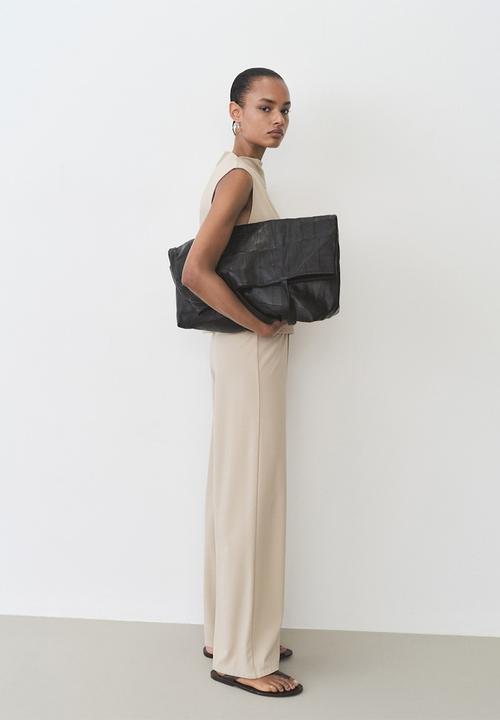 MANGO - Trousers Candela - Light Pastel Brown
