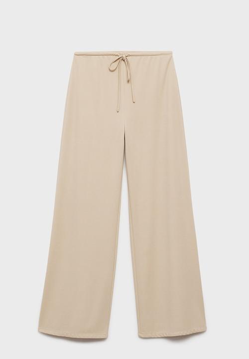 MANGO - Trousers Candela - Light Pastel Brown