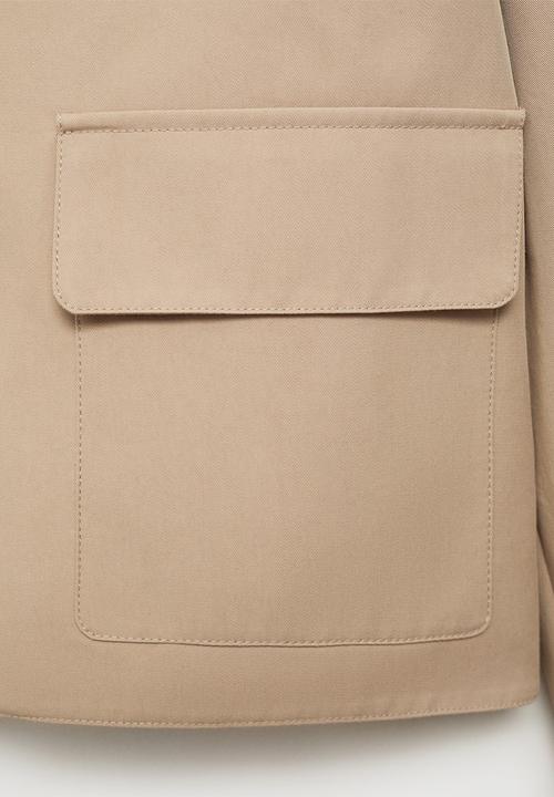 MANGO - Jacket Newyork - Beige/Khaki
