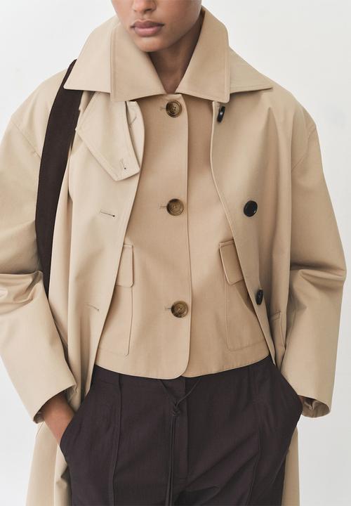 MANGO - Jacket Newyork - Beige/Khaki