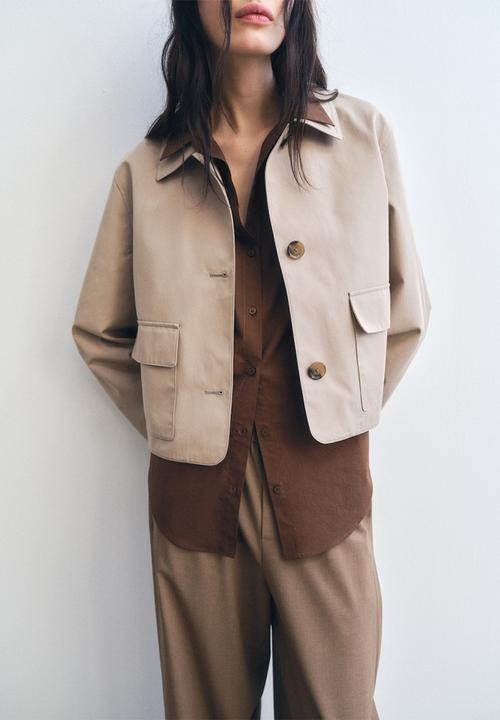 MANGO - Jacket Newyork - Beige/Khaki