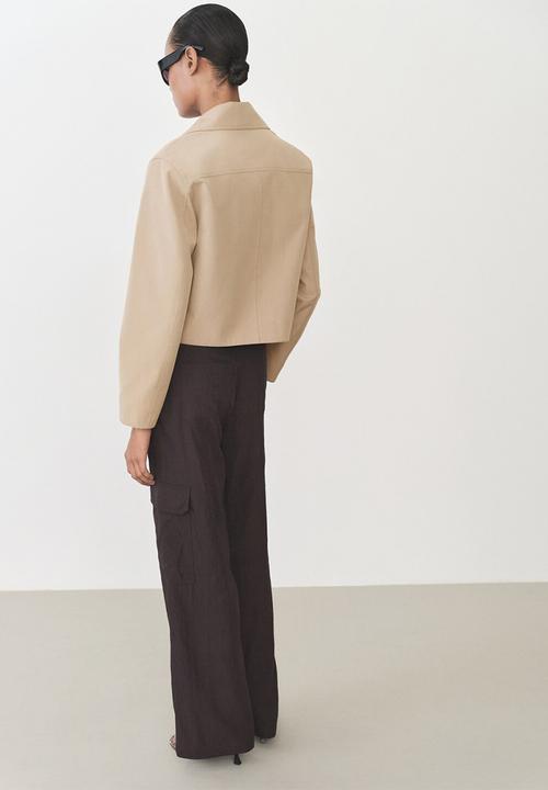 MANGO - Jacket Newyork - Beige/Khaki