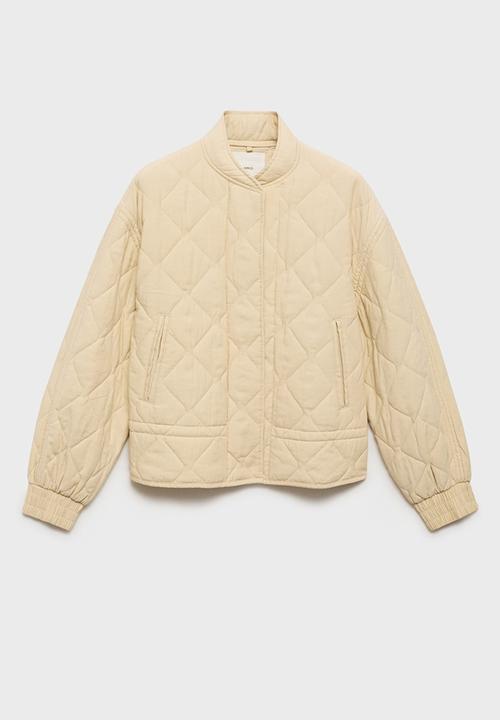 MANGO - Jacket Hawaii - Light/Pastel Yellow