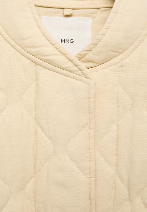MANGO - Jacket Hawaii - Light/Pastel Yellow