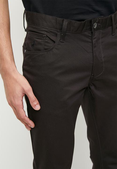 POLO - Mens Essential 5 Pocket Slim Leg Trouser - Chocolate