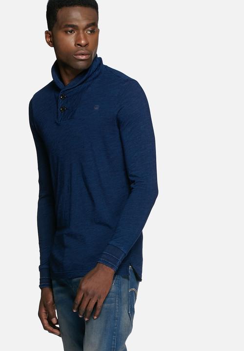G-STAR - Indigo ezra tee