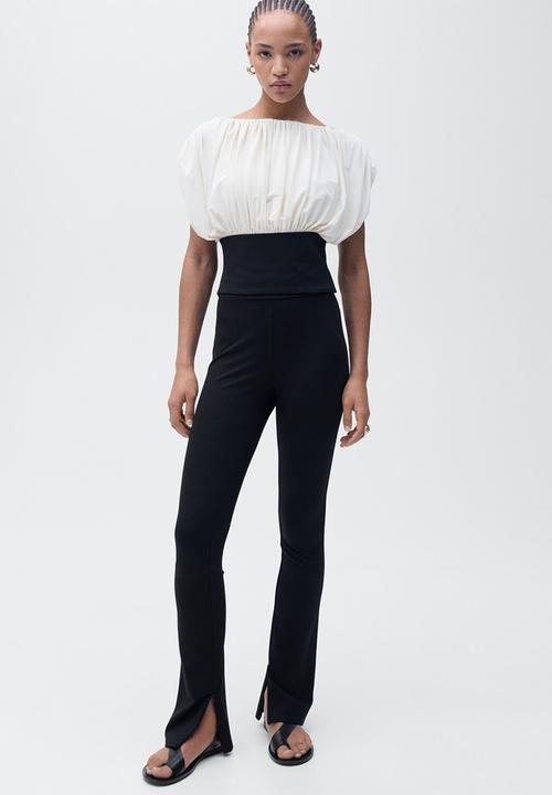 MANGO - Trousers Romi - Black