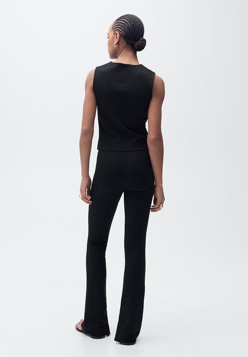 MANGO - Trousers Romi - Black