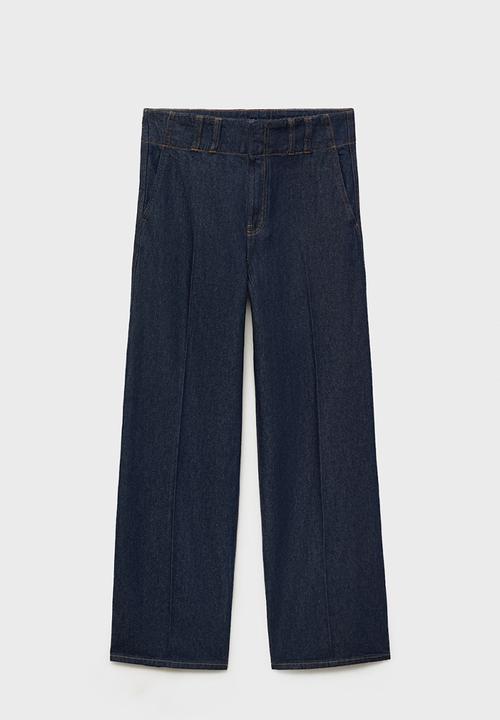 MANGO - Trousers Mar - Open Blue