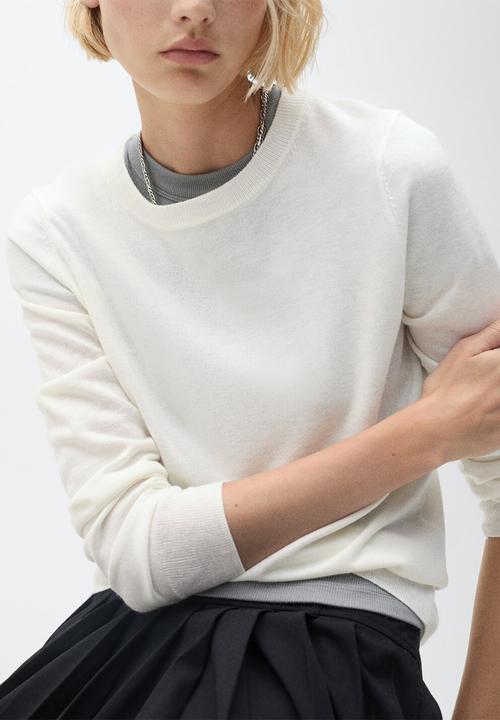 MANGO - Sweater Lucca - Light Beige