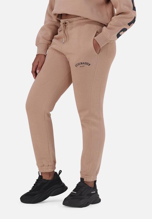 Steve Madden - Azalea fleece jogger - biscuit