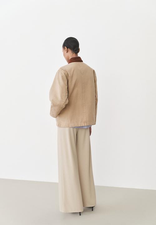 MANGO - Jacket Rio - Light Pastel Brown