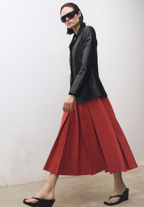 MANGO - Skirt Tica - Red
