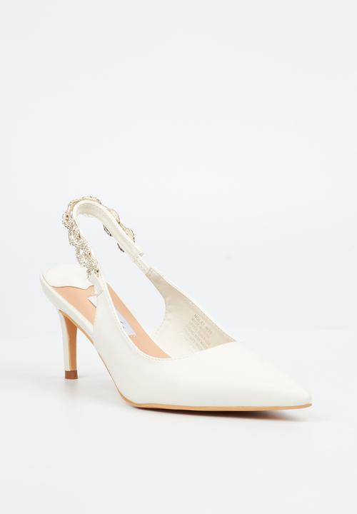 Miss Black - Nola 1 heel - white
