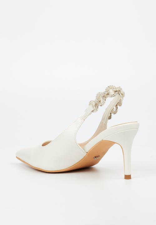 Miss Black - Nola 1 heel - white