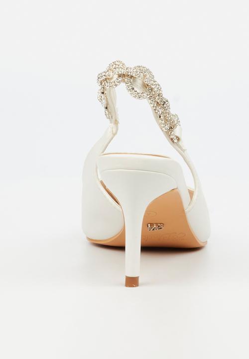 Miss Black - Nola 1 heel - white