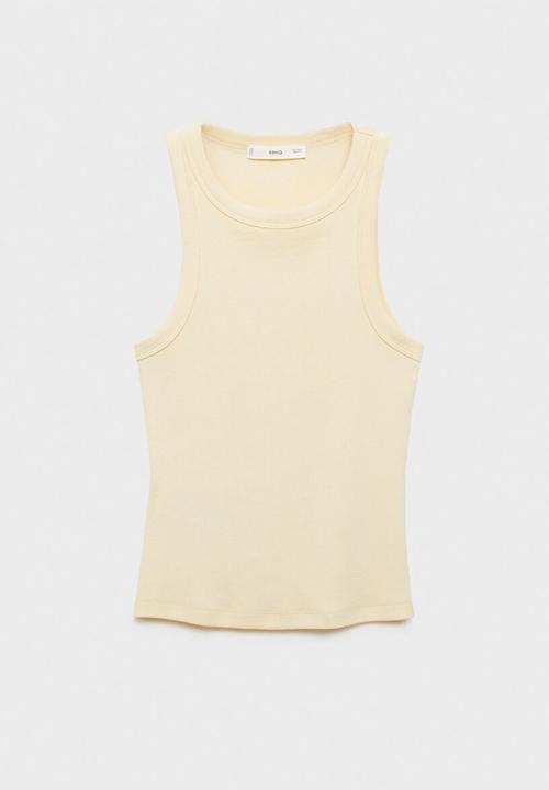 MANGO - Top Boni - Light/Pastel Yellow