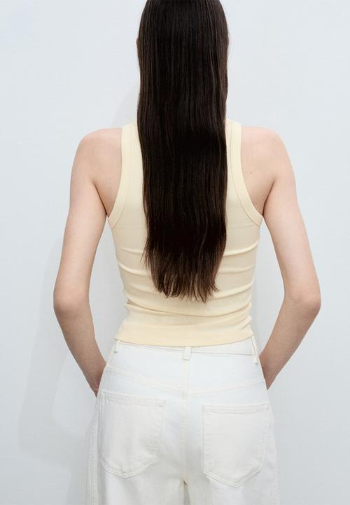 MANGO - Top Boni - Light/Pastel Yellow