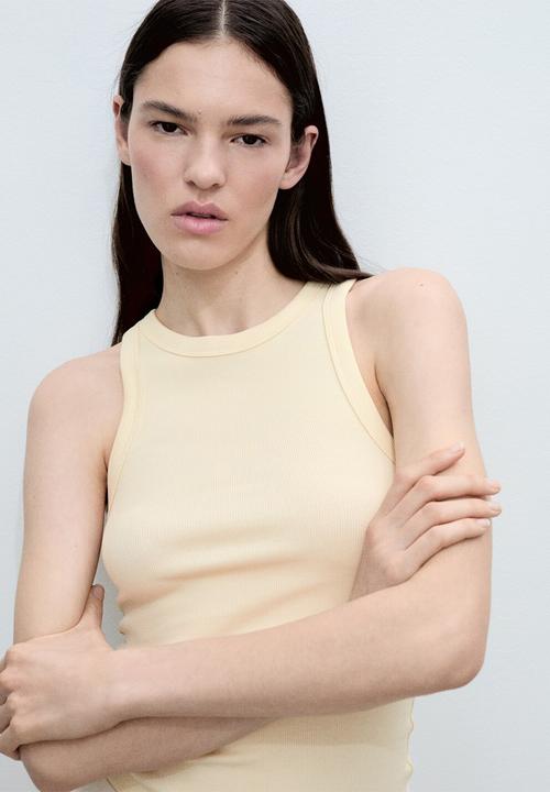 MANGO - Top Boni - Light/Pastel Yellow