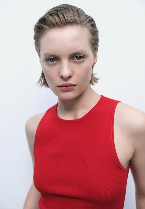 MANGO - Top Hernan - Red