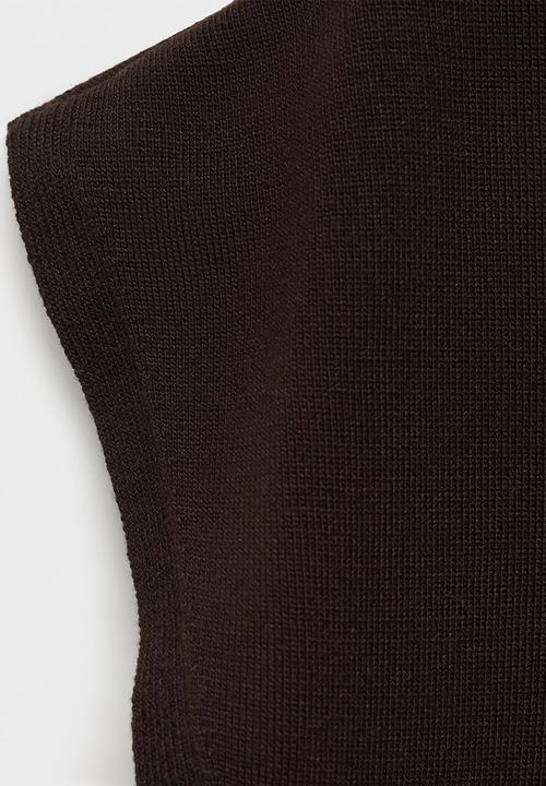 MANGO - Sweater Camin - Dark Brown