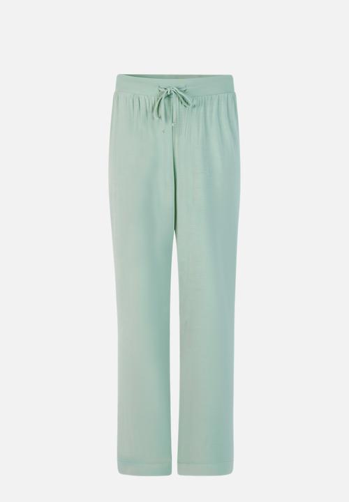 Hunkemoller - Pants jersey essential - green