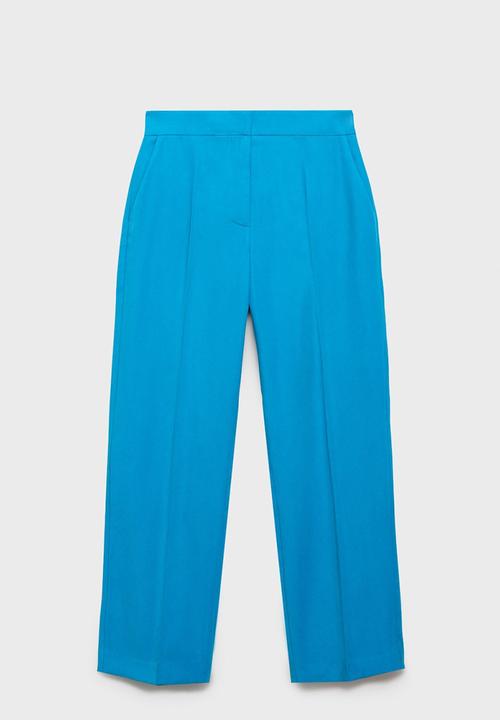 MANGO - Trousers Tempo - Medium Blue