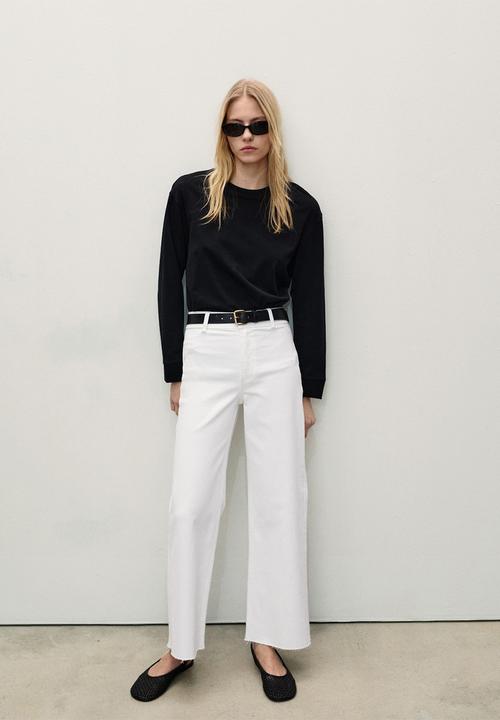 MANGO - Jeans Catherin - White