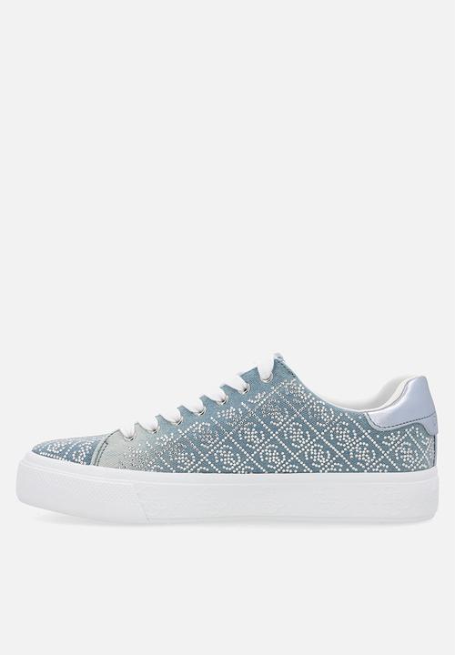 GUESS - Washed Denim Sneaker - Blue
