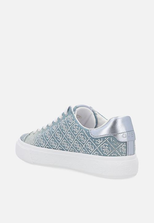 GUESS - Washed Denim Sneaker - Blue