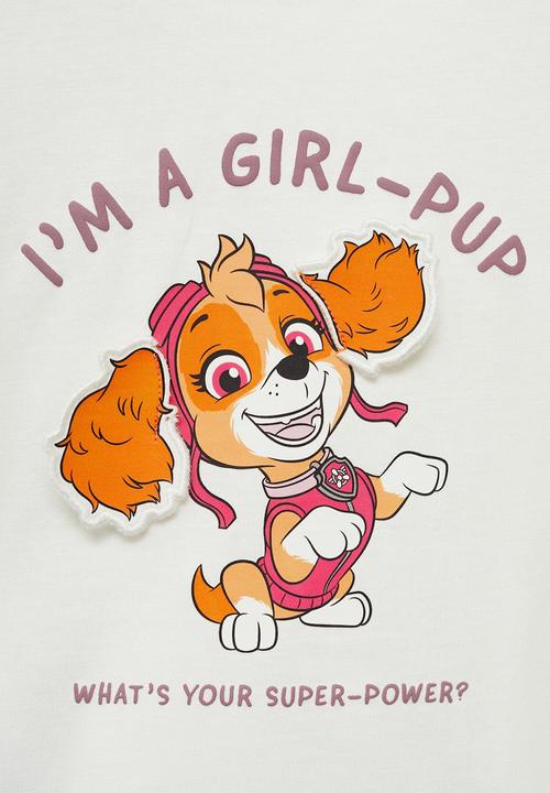 MANGO - T-shirt pawpup - natural