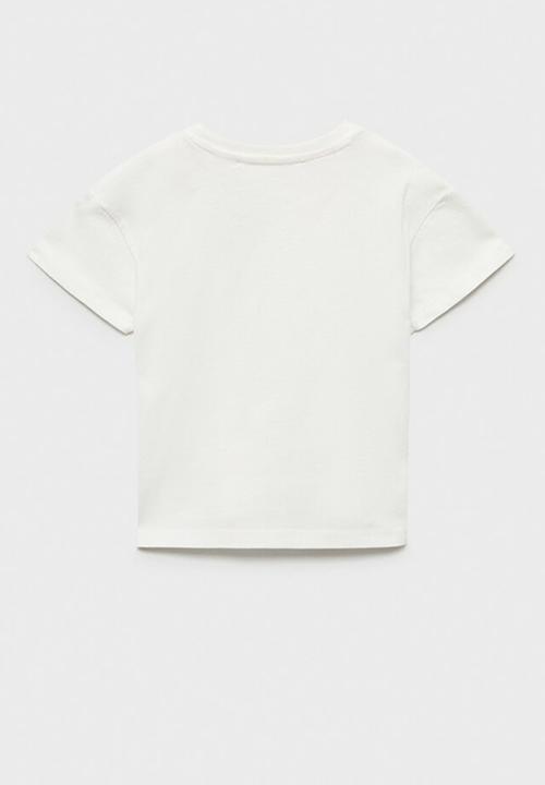 MANGO - T-shirt pawpup - natural