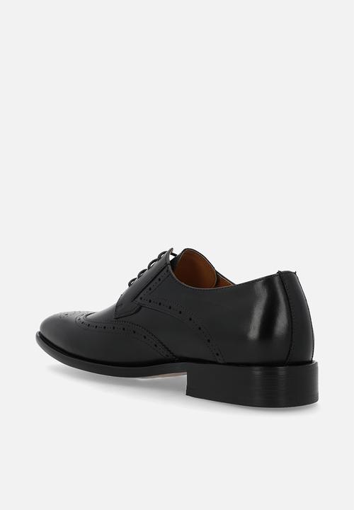 Fabino - BROGUE LACE-UP - BLACK LEATHER