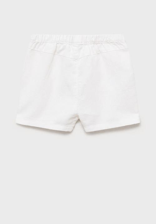 MANGO - Shorts sal - white