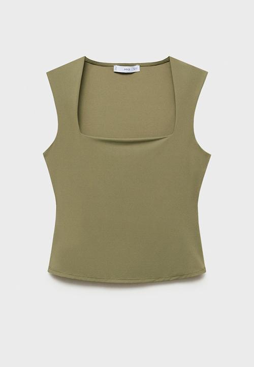 MANGO - Top Rayo - Khaki