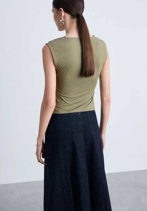 MANGO - Top Rayo - Khaki