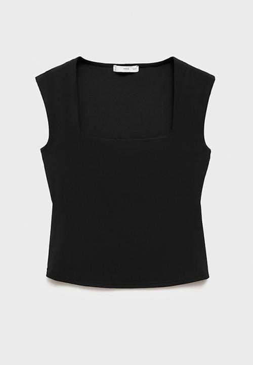MANGO - Top Rayo - Black