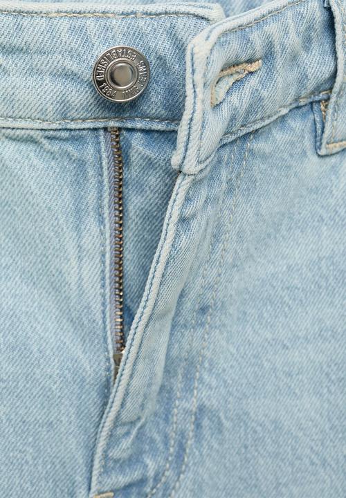 MANGO - Jeans Newmom - Open Blue