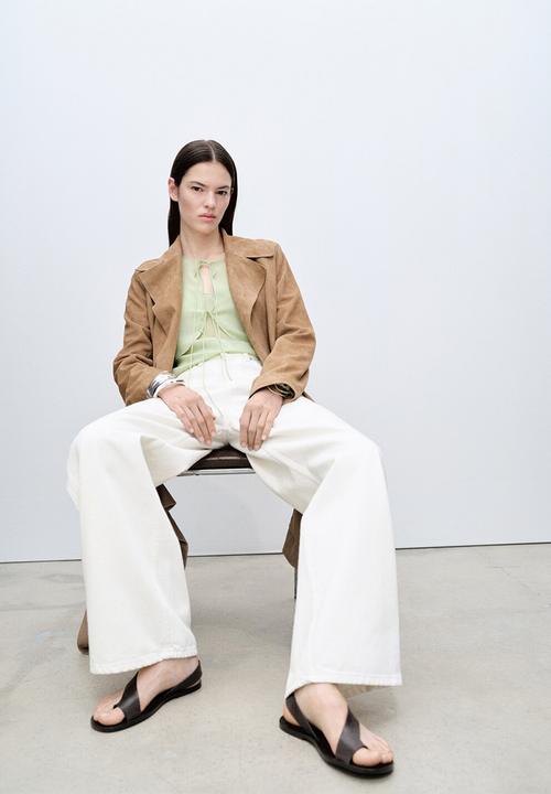 MANGO - Jeans Camilla - Natural