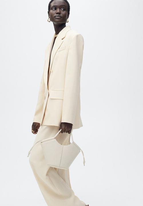 MANGO - Blazer Suki - Light/Pastel Yellow