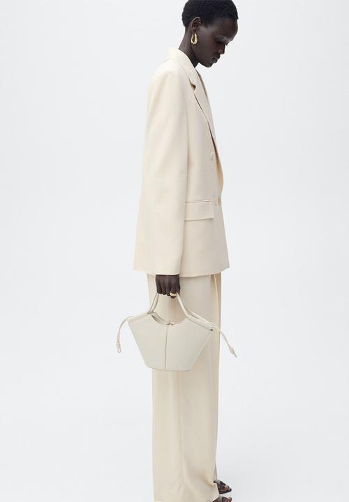 MANGO - Blazer Suki - Light/Pastel Yellow