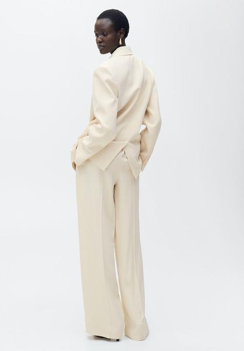 MANGO - Blazer Suki - Light/Pastel Yellow