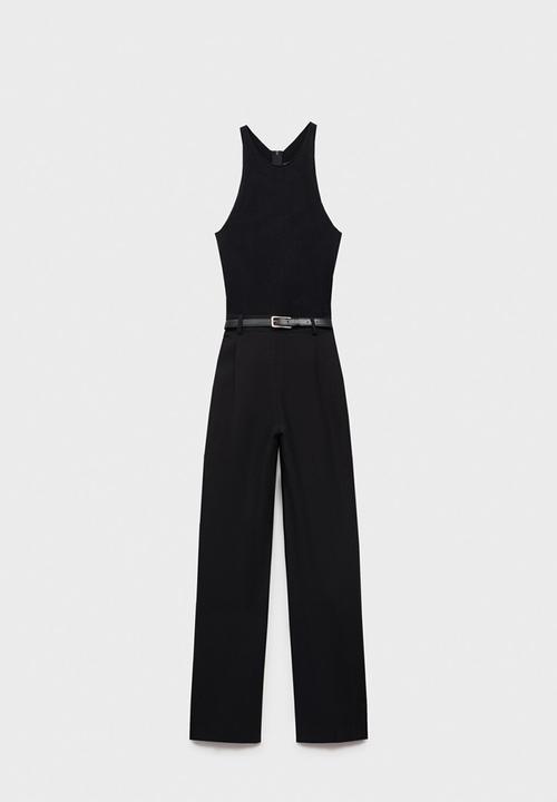MANGO - Jumpsuit Singapur - Black