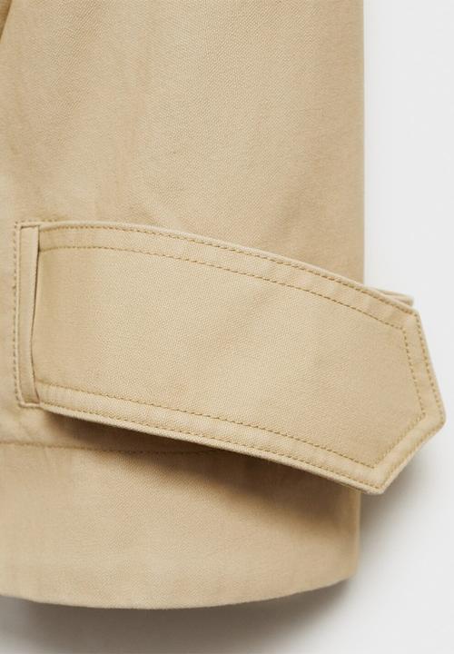 MANGO - Parka Julia - Light/Pastel Gray