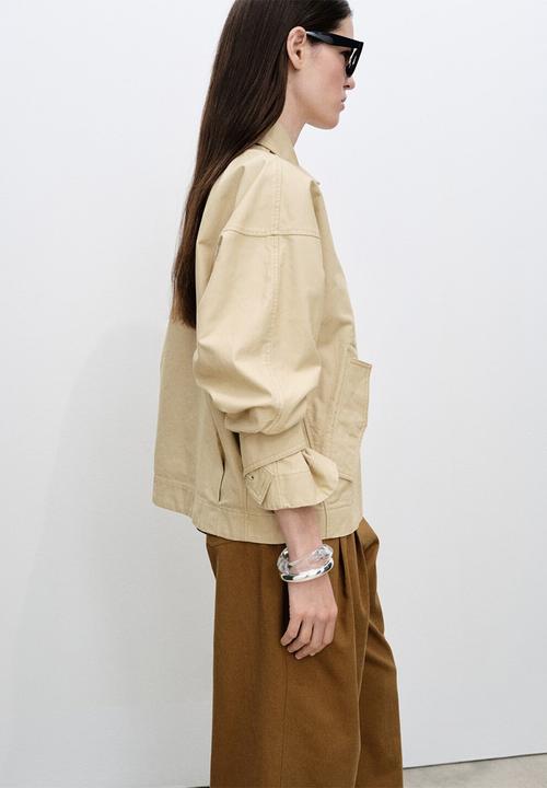 MANGO - Parka Julia - Light/Pastel Gray
